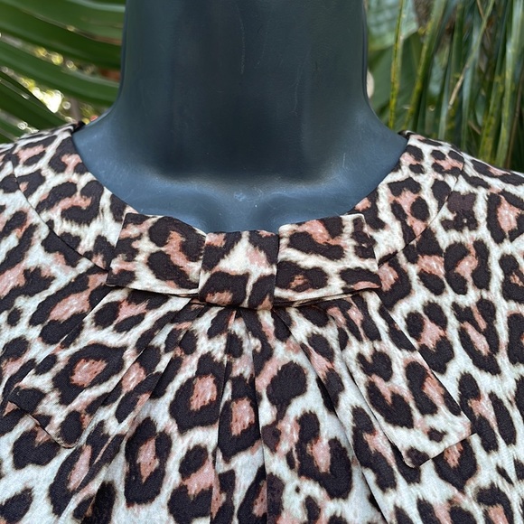 Karl Lagerfeld leopard print blouse with front Beau - Picture 4 of 9